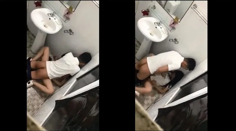 Người tình say xỉn và thằng bồ trong phòng tắm nhà hàng